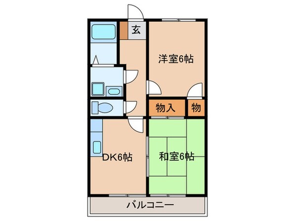 コ－ポすみれの物件間取画像